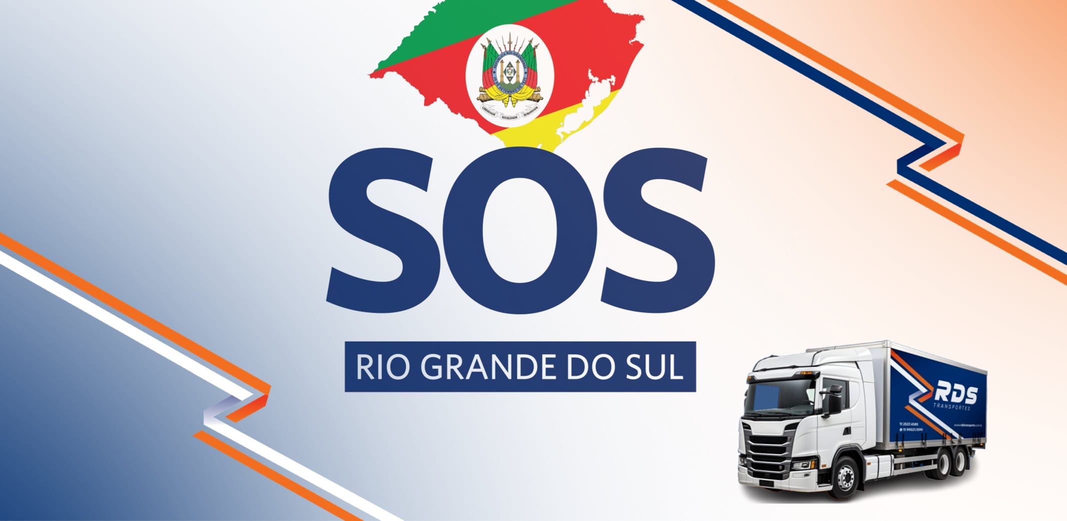 Featured image for “RDS Transportes em apoio a causa SOS Rio Grande do Sul!”